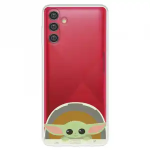 Funda Para Samsung Galaxy A13 5g Oficial De Star Wars Baby Yoda Sonrisas - The Mandalorian