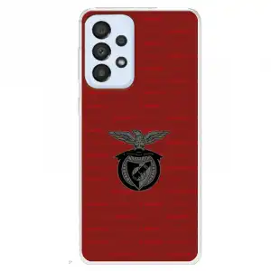 Funda Para Samsung Galaxy A33 5g Del Escudo Fondo Granate - Licencia Oficial Benfica