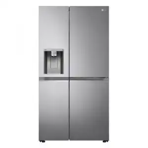 Lg Gsjv90pzae Nevera Puerta Lado A Lado Independiente 635 L E Metálico, Plata