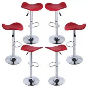 Packs Taburetes Altos - Pack 6 Taburetes Rox - Rojo