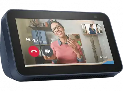 Pantalla inteligente con Alexa - Amazon Echo Show 5 (2ª gen, mod. 2021), HD 5,5”, 2 MP, Azul