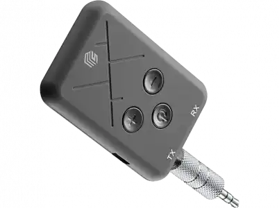 Transmisor y receptor audio - Cellularline Music Sound BT, 2 en 1, Bluetooth, Audiojack 3.5 mm, Negro