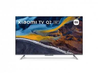 TV QLED 55" - Xiaomi Q2, 4K Ultra HD, Dolby Vision IQ, HDR10, Atmos, Smart TV, DVB-T2 (H.265), Plateado