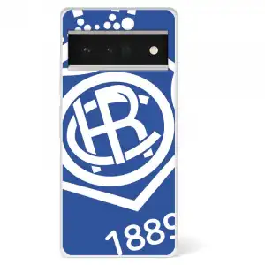 Funda Para Google Pixel 6 Pro Del Recre Escudo Fondo Azul - Licencia Oficial Real Club Recreativo De Huelva