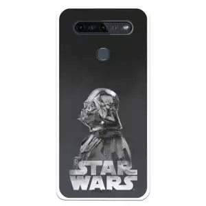 Funda Para Lg K51s Oficial De Star Wars Darth Vader Fondo Negro - Star Wars