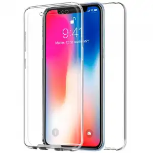 Funda Silicona 3D Transparente para iPhone X/XS