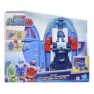 Hasbro Original PJ Mask Cuartel General 2 en 1 Creativo