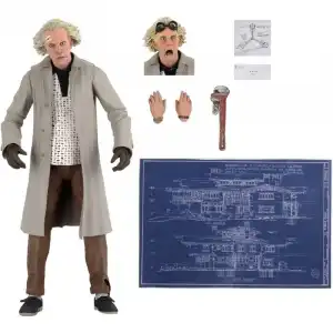 Neca Regreso al Futuro Ultimate Doc Brown Figura 18 cm