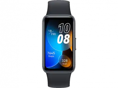 Pulsera de actividad - Huawei Band 8, Midnight black, AMOLED, 130–210 mm, 1.47 ", Bluetooth, Autonomía 14 días