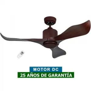 Ventilador De Techo Casafan 310327 Eco Aviador 103cm Nogal Oscuro