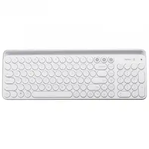 Xiaomi MIIIW Teclado Inalámbrico con Modo Dual Bluetooth/WiFi QWERTY US Blanco