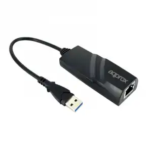 Approx APPC07GV Adaptador USB 3.0 a RJ45 19cm
