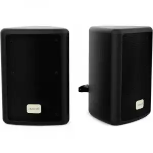Audibax Pícolo PR-41 Pareja de Altavoces Estantería HiFi y Sonorización con Soporte de Pared 75W Negros