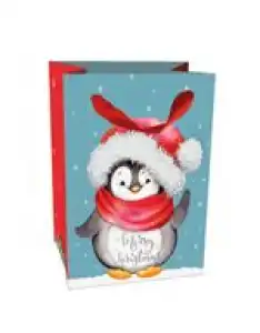 Bolsa para regalo Navidad Legami S Penguin