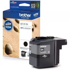 Cartucho de Tinta Original Brother LC12EBK Negro Larga Duración