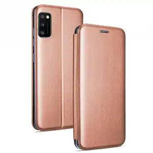 Cool Funda Flip Cover Elegance Rosa Oro para Samsung Galaxy A41