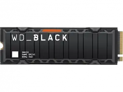 Disco duro SSD interno 1TB - WD_Black SN850 NVMe con Disipador de Calor, Compatible PS5, PCIe Gen4, 7000MB/s, Negro