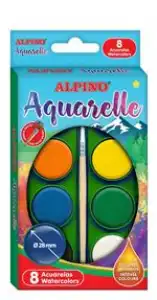 Estuche 8 Acuarelas Alpino