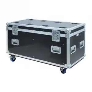 Kimex Flightcase 120 X 60 X 60 Cm Con Bandeja Y Separador Interno