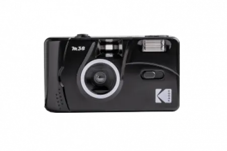 Kodak Da00243 - Cámara Recargable Kodak M38-35mm, Objetivo De Alta Calidad, Flash Incorporado, Pila Aa - Negro