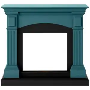 Marco Chimenea Mdf Ciro Turquesa