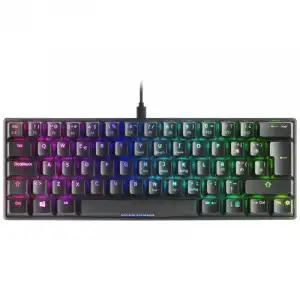 Mars Gaming MKMINI Teclado Mecánico Negro Switch Outemu Azul