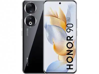 Móvil - Honor 90 5G, Black, 512 GB, 12 GB RAM, 6.7" Full HD+, Qualcomm Snapdragon 7 Gen 1 5000 mAh, Android
