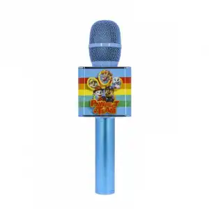 OTL Technologies Patrulla Canina Micrófono Infantil Inalámbrico para Karaoke con Altavoz Azul