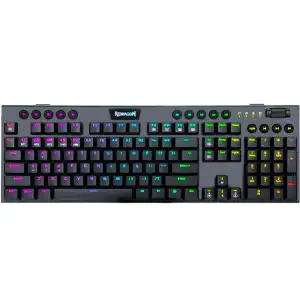 Redragon K618 Horus Teclado Mecánico Inalámbrico Gaming RGB Switch Rojo