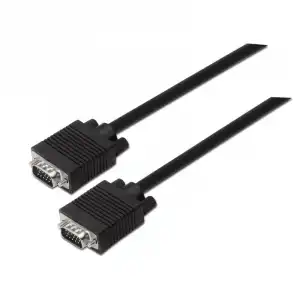 Aisens Cable SVGA Macho/Macho 3m Negro