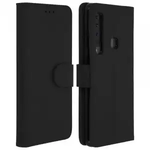 Avizar Funda Cartera Negra para Samsung Galaxy A9 2018