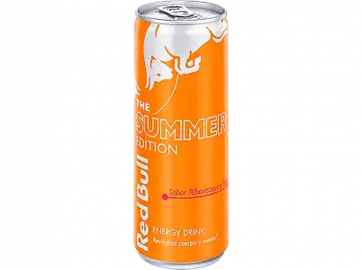 Bebida energizante - Red Bull RB Summer Edition, Albaricoque y fresa
