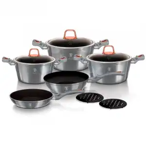 Berlinger Haus Moonlight Batería de Cocina 10 Piezas Aluminio Forjado