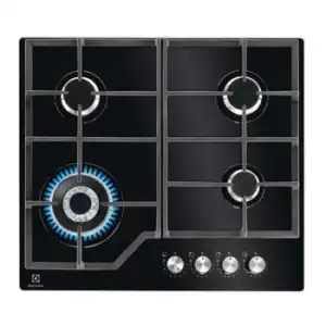 Electrolux Placa De Gas 59cm 4 Fuegos Negra - Kgg64362k