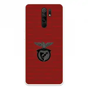 Funda Licencia Oficial Benfica Escudo Fondo Granate para Xiaomi Redmi 9