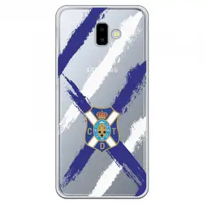 Funda Oficial Cd Tenerife Escudo Transparente Samsung Galaxy J6 Plus