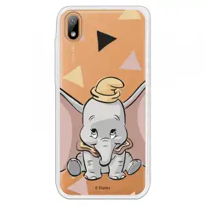 Funda Oficial Disney Dumbo Silueta Transparente Para Huawei Y5 2019