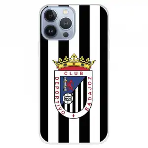 Funda Para Iphone 13 Pro Max Del Badajoz Escudo Blanquinegro - Licencia Oficial Club Deportivo Badajoz