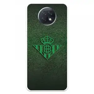 Funda Para Xiaomi Redmi Note 9t Del Betis Escudo Verde Fondo Trama - Licencia Oficial Real Betis Balompié
