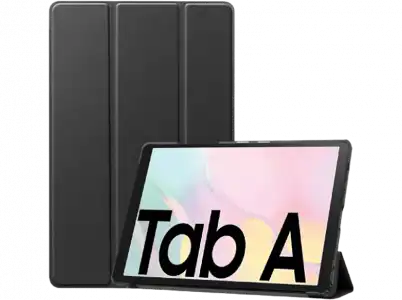 Funda tablet - Maillon Technologique MTFUNDA7BLK, Contraportada, Tela, 10.4", Para Samsung Tab A7, Negro