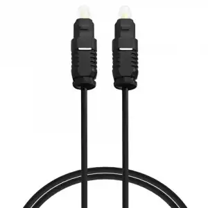 OcioDual Cable de Audio Fibra Óptica Digital Toslink 2m Negro