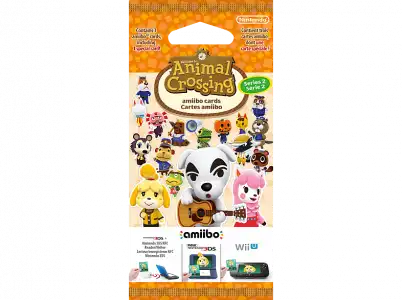 Pack 3 Tarjetas - Nintendo amiibo Animal Crossing Serie 2