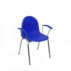 Piqueras y Crespo Ves Pack de 4 Sillas Plástico Azul