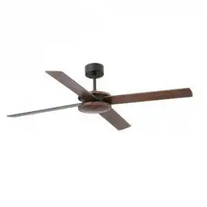 Ventilador De Techo Faro Polea 132cm Marron 4 Palas
