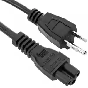 Bematik Cable Eléctrico Us Nema-5-15P a IEC-60320-C5 Macho/Hembra 1.8m Negro
