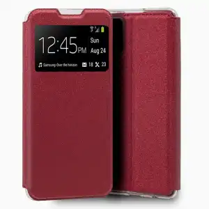 Cool Funda Flip Cover Liso Rojo para Samsung Galaxy A51 5G A516