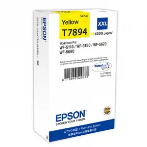 Epson T7894 XXL Amarillo WF-5110/5190/5620/5690