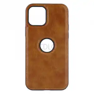 Funda Cuero Marrón para iPhone 12 Mini