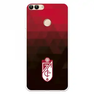 Funda Para Huawei P Smart Del Granada Cf Escudo - Fondo Rojo Y Negro Escudo - Fondo Rojo Y Negro - Licencia Oficial Gran