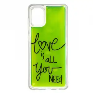 Funda Para Samsung Galaxy A31 Líquida Love Is All You Need